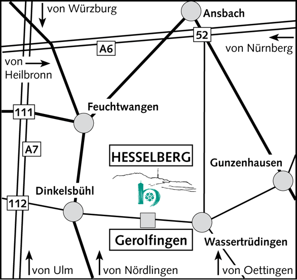 Der Weg zum EBZ Hesselberg